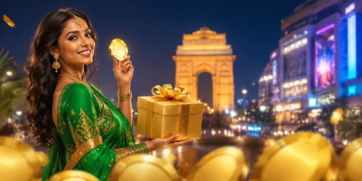 Woman placing Aviator bet with mobile in Delhi