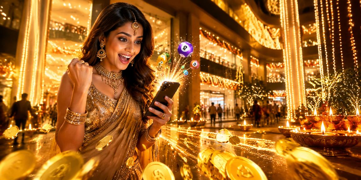 Diwali festival celebration with festive colors and lights